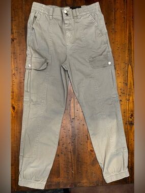 Girls Olive Jogger Fit Cargo Pants - size XL (16) NWT